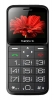 Мобильный телефон TeXet TM-B226 черный/красный